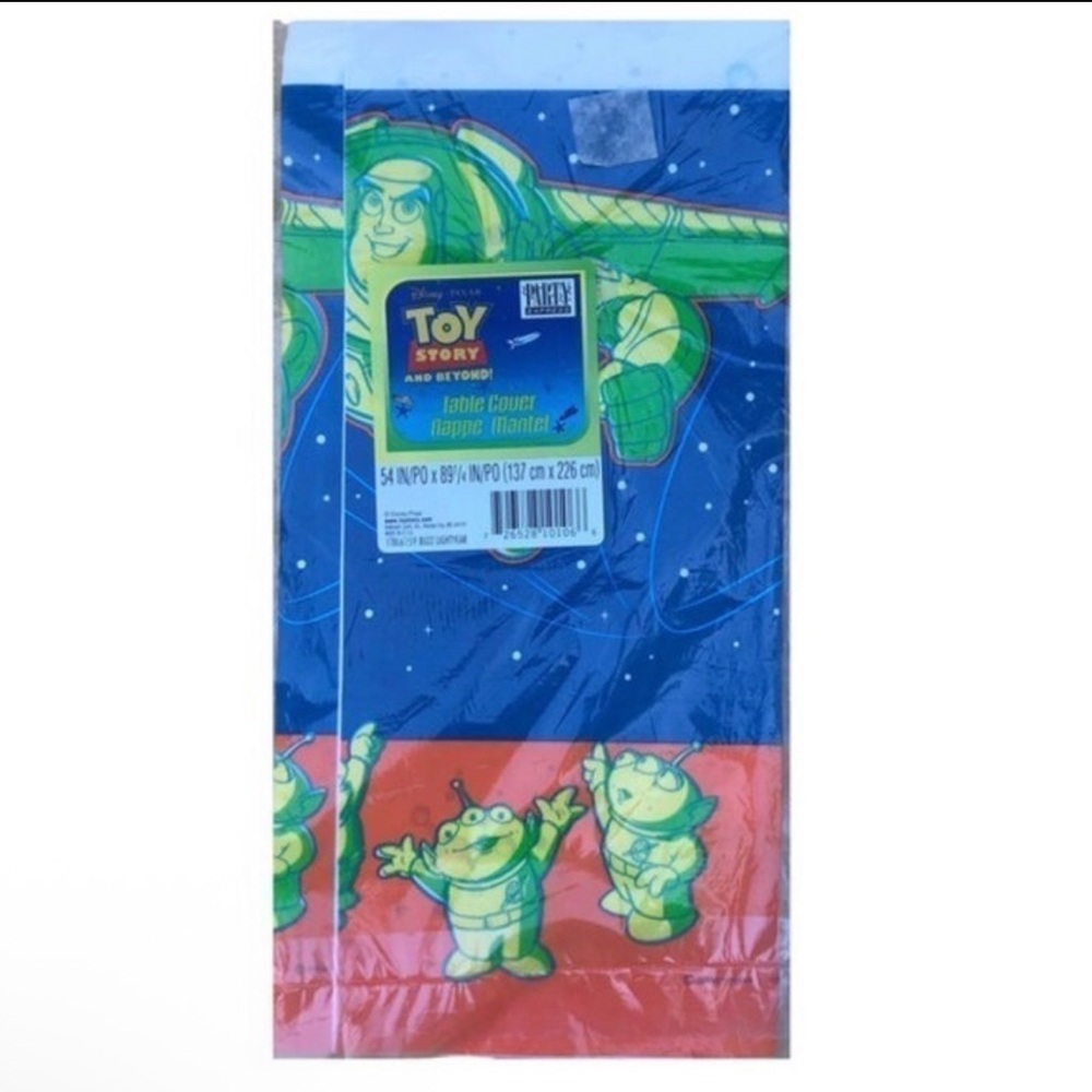 Toy Story + Beyond Table Cover HALLMARK Buzz Lightyear Y2K Aliens Emperor Zurg